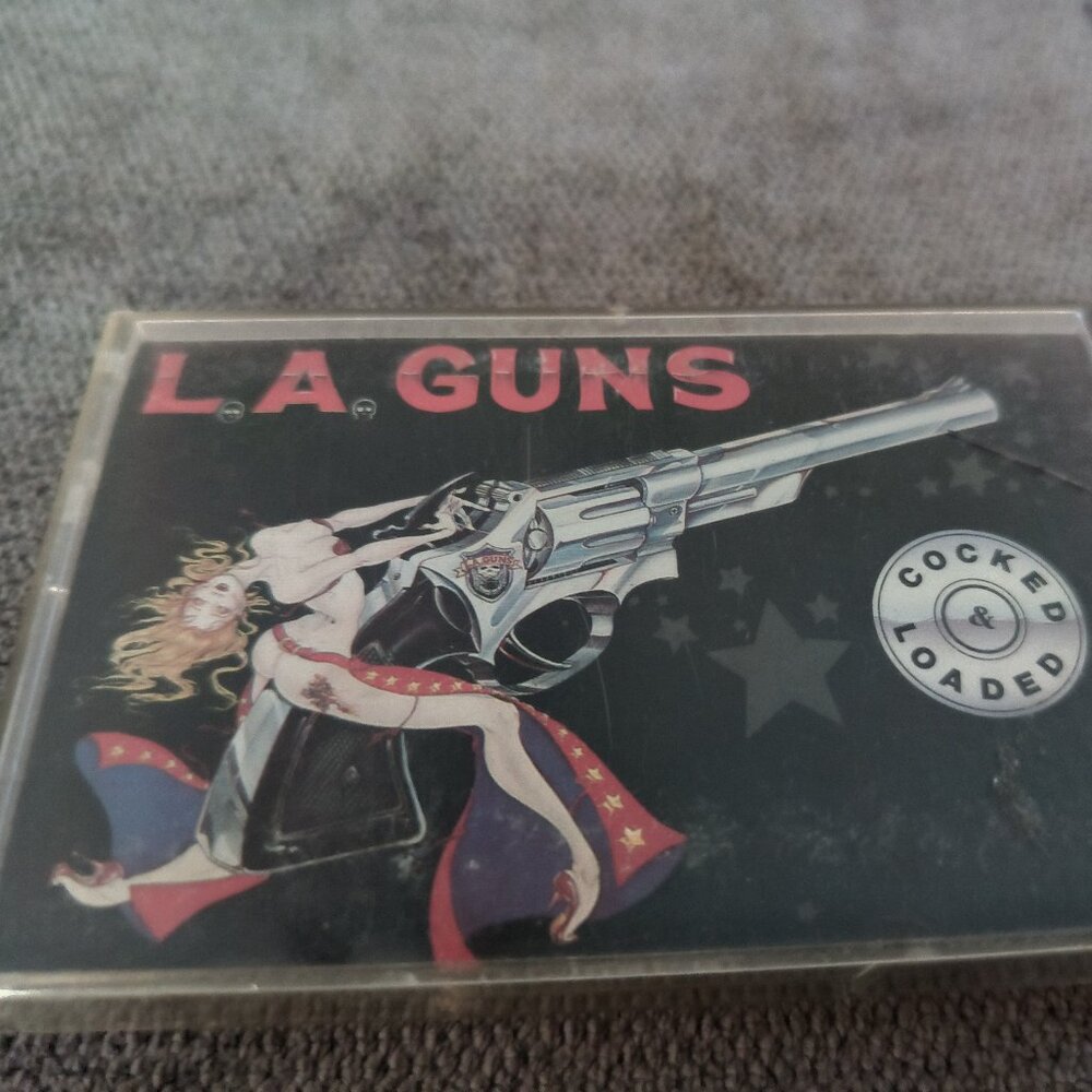 L.A. GUNS COCKED & LOADED CASSETTE TAPE